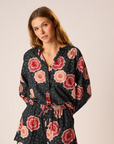 Natalie Martin Jasper Poppy Print Short front