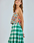 Hunter Bell Meg Print Cami Top side