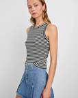 Rails Stripe Racer Tank side
