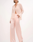 Nonchalant Val Blouse Set with pink pants