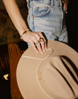 Sierra Winter Easy Rider Ring on hand