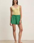 Velvet Jaden Woven Linen Short full body