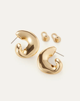 Jenny Bird Gigi Hoops laid flat