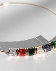 Thatch Delphin Red Bead Charm with other beads