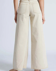 Askk Atomic Wide Leg Jean in Ecru back