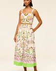 Misa Lois Sleeveless Crop Top full body front