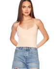 Susana Monaco V String Top in Nude close up front