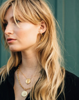 Sierra Winter Sun Child Earring on model