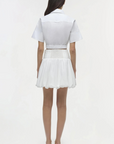 Simkhai Pippa Bubble Mini Skirt back