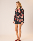 Natalie Martin Jasper Poppy Print Short full body front