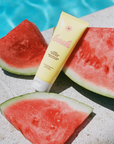 SPF 50 Lotion Sunscreen Travel Size by the pool