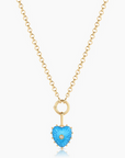 Thatch Isabel Howlite Charm on rolo chain with charm clip