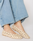 Berenice Aballerina Stud Flats close up