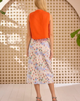 Hunter Bell Coolidge Floral Midi Skirt back