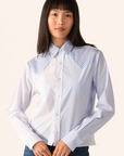 Cissa the Raw Edge Western Shirt front