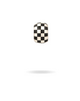 Adina Reyter Black Checkerboard Big Bead front