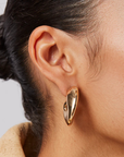 Jenny Bird Gigi Hoops on model