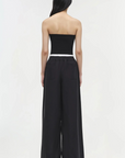 Simkhai Nicole Tube Top Black back