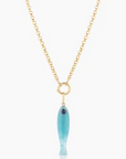 Thatch Vienna Charm Necklace 16-18in with fortuna charm