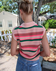 Essentiel Hantwerp Stripe Knit Polo back