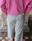 LNA Finley Pull On Stripe Pant back