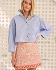 Hunter Bell Vivian Mini Skirt with button top