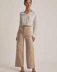 Favorite Daughter the Mischa Super High Rise Wide Leg Ankle full body front