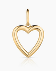 Thatch Open Heart Necklace pendant alone