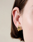 Jenny Bird Zoe Earrings close up on ear
