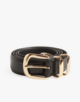 Favorite Daughter the Jordan Croc Embossed Belt rolled up