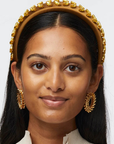 Lele Sadoughi Alice Wreath Headband on model front view