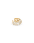 Adina Reyter Wide Pave Diamond Ear Cuff by itself