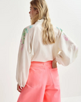 Essentiel Hitrus Appliqued Detail Top back