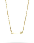 Adina Reyter Mini Diamond Arrow Hinged Charm on rolo chain