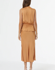 YFB Felicity Midi Skirt in Sunbaked back