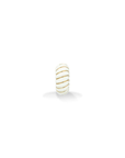 Adina Reyter White Ceramic Wave Big Bead by itself