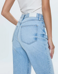 Pistola Cassie Crop Jean close up back