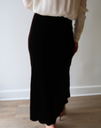 Felicity Velvet Midi Skirt back