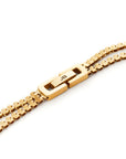 Double Amalfi Chain Necklace clasp detail
