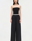 Simkhai Nicole Tube Top Black front
