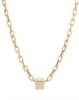 Adina Reyter Diamond Dice Big Bead 14K on Italian link