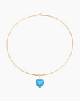 Thatch Isabel Howlite Charm on collar
