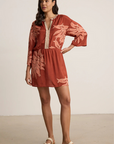 Velvet Phoebe Mini Dress full body front