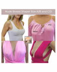 Bring It Up Clear Breast Shaper A/B before and after