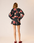 Natalie Martin Jasper Poppy Print Short full body back