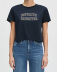 Favorite Daughter Cropped Collegiate Tee front