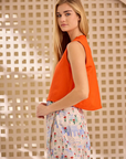 Hunter Bell Coolidge Floral Midi Skirt close up side