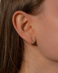 Thatch Noemi Heart Earrings on ear