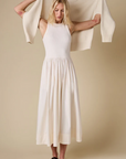 Sold Out the Rsvp Dress in Cream front view