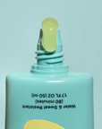 Bask SPF 40 Daily Invisible Gel Sunscreen coming out bottle